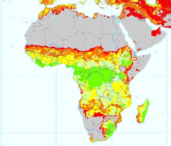 Экологическая карта африки