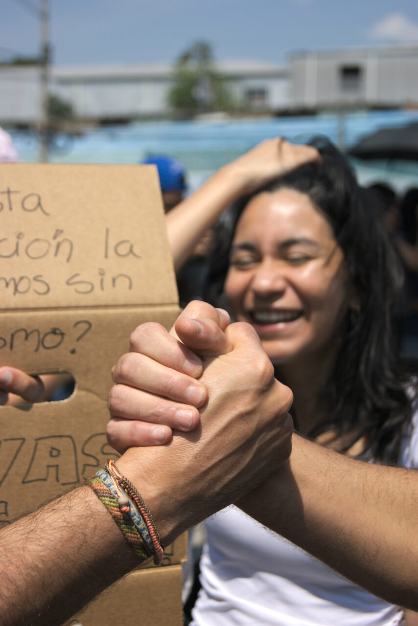 dokter-Luzmila-Argueta-op-protest-geweld-tegen-vrouwen