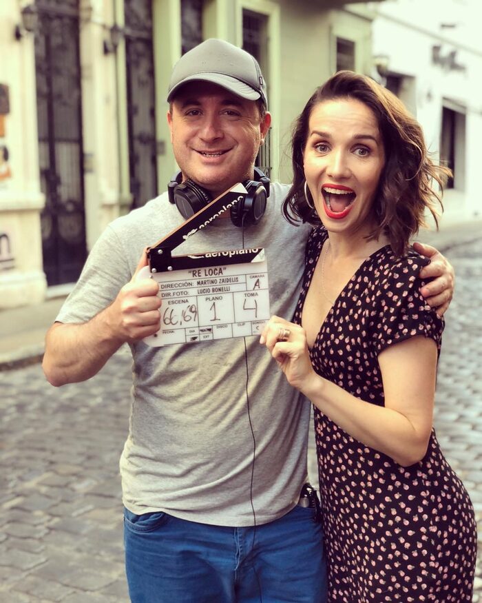 Regisseur Martino Zaidelis en actrice Natalie Oreiro